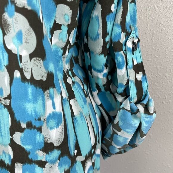 Notations Button Down Shirt Size M EUC - Picture 6 of 8